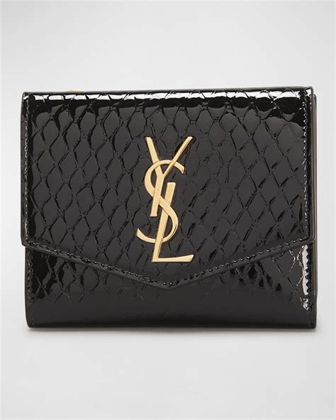 ysl embossed wallet|ysl small wallet for women.